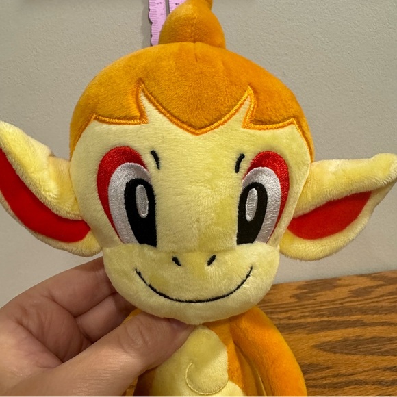 EUC Pokémon Plush Chimchar Monkey Brown & Yellow 9” Anime - Picture 3 of 7